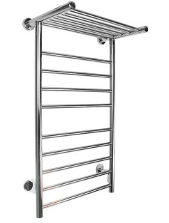 Полотенцесушитель электрический Domoterm Аврора DMT 109-Т5 П10 50x90 EK L с полкой хром